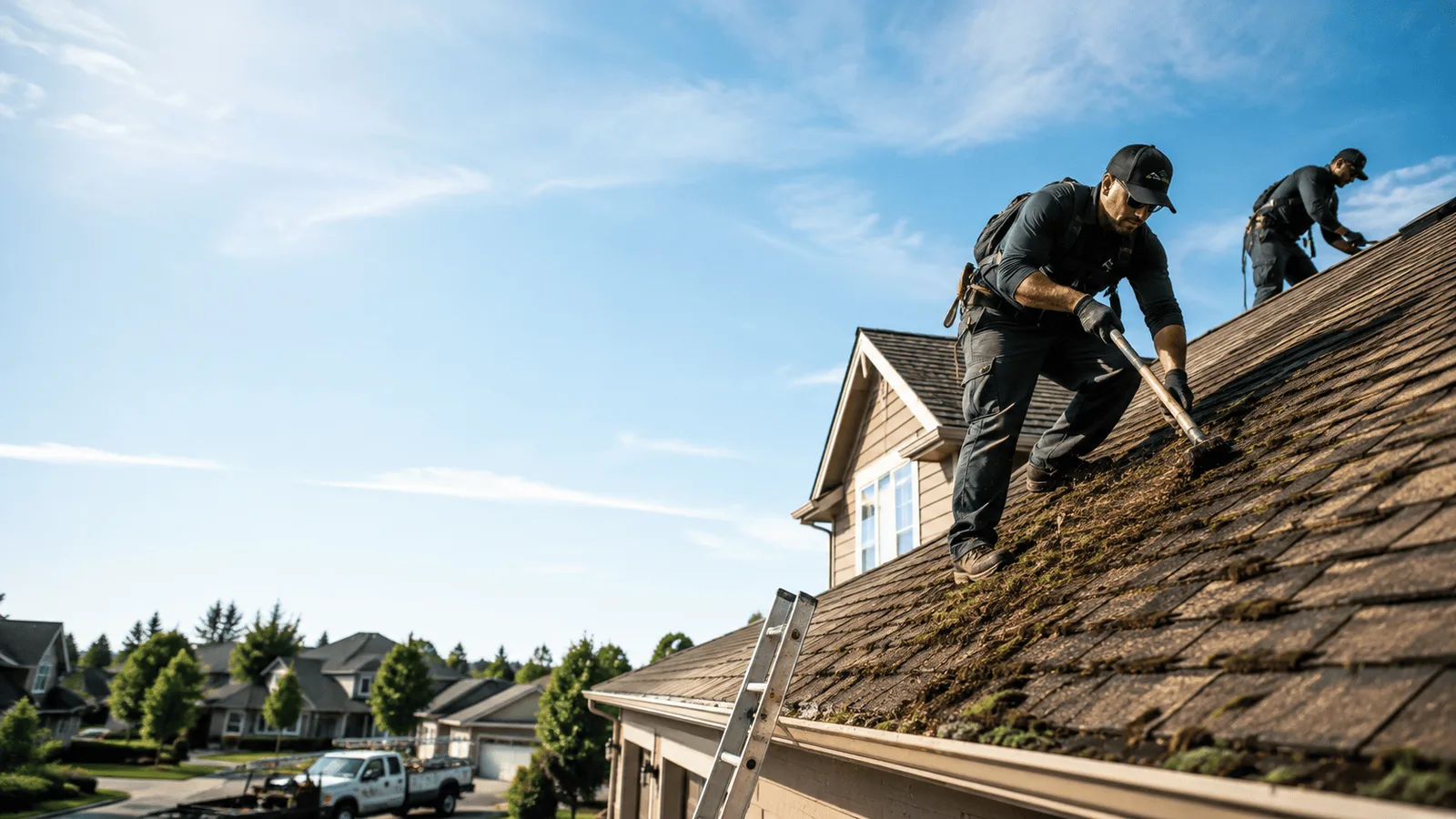 Roof Moss Removal in Ossian, IN near me